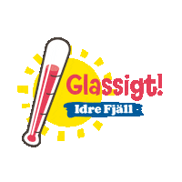 Idre_fjall snowboard brasa sno vinter Sticker