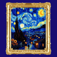 Van Gogh Art GIF by ElmonX