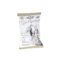 TwoFarmersCrisps handmade plasticfree crisps compostable Sticker