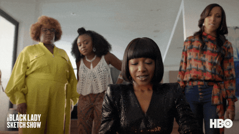 Robin Thede Surprise GIF by A Black Lady Sketch Show