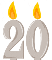 Flickering 20 Years GIF