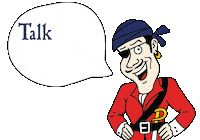 Talk Like A Pirate Sticker by Pirate's Booty