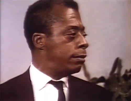 James Baldwin Hard Stare GIF