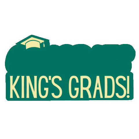 Graduation Grad Sticker by King's Communicationshttps://www.instagram.com/kingsatwestern/