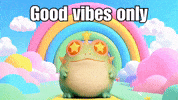Tamitos love happy rainbow star GIF