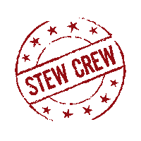 stew_crew running run approved hard Sticker