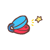 coloringland かわいい maki 音楽 ゆるかわ Sticker