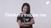 Thinker Hereweare GIF by Twitter