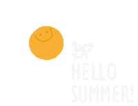 summer sun Sticker by Banana Peel