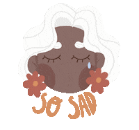 jesuisunepatatecuite girl sad flower crying Sticker