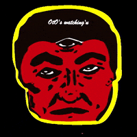OtOarts art face eyes bored GIF