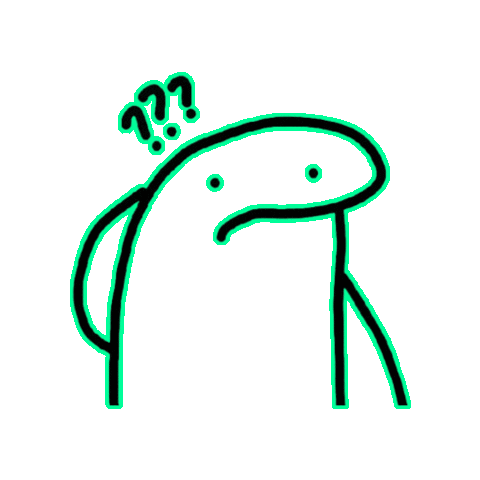 Confused Sticker by SIACON