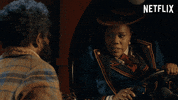 Christmas Journey Flirting GIF by NETFLIX