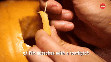 Fix Mistakes With A Toothpick