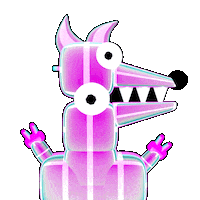 on my way running Sticker by Sam.DOG.DOG