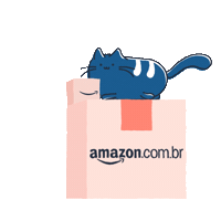 Amazon Cat Sticker by Amazon.com.br