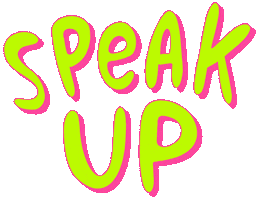 Speak Up Black Lives Matter Sticker by Sarah The Palmer