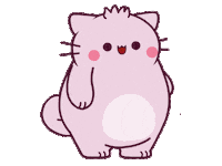 Cat Love Sticker by Pembe