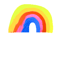 HalcyonNights rainbow baby star kids Sticker