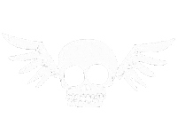 Rock And Roll Skull Sticker by TheLittleOnes