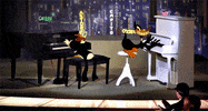 dueling it out donald duck GIF by Maudit