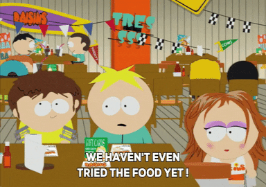 butters scotch waitress GIF by South Park 