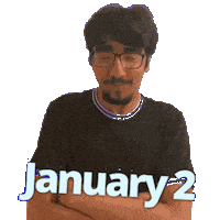 January 2 Sticker