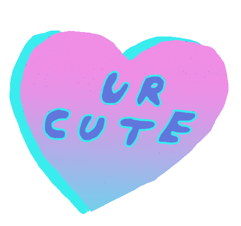 I Love You Flirt Sticker by sophie shiff