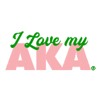Aka Pinkandgreen Sticker by Ivy Storehouse
