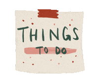 Post It To Do Sticker