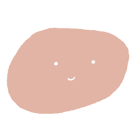 Pink Blob Sticker