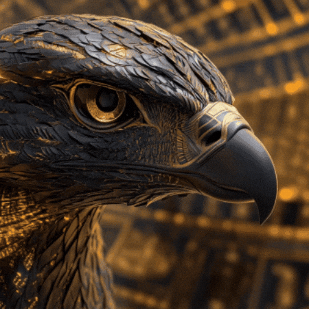 Gold And Black Golden Eyes GIF by Preneura