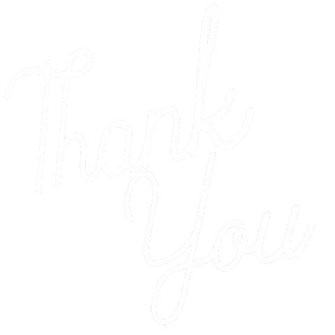 Thanks Thank You Sticker by Willow Tree Creative