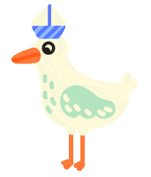 Summer Bird Sticker