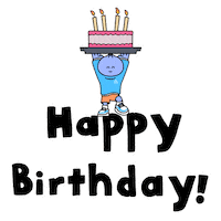Happy Birthday Sticker by Kudaberi