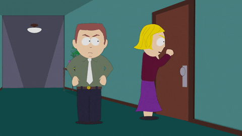 fun knock GIF by South Park 