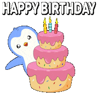 Happy Birthday Sticker by Pudgy Penguins