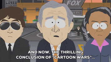 wars bush GIF by South Park 