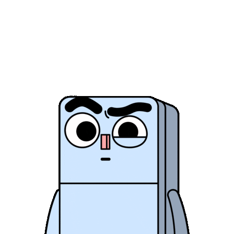 Angry Fridge Sticker by Nexio