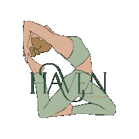 Thehavenyogastudio yoga haven bakersfield thehaven Sticker