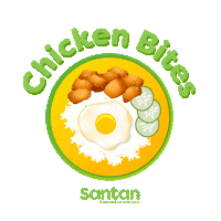 Santan Chicken Bites Sticker by AirAsia