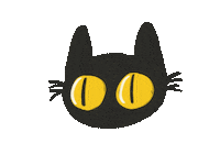 Azuwarius cat halloween spooky gato Sticker