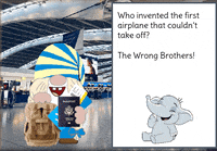 Leaving On A Jet Plane Gnome GIF