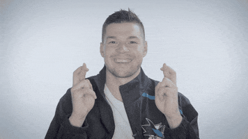 tomas hertl good luck GIF by San Jose Sharks