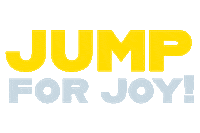 Jump For Joy Sticker by Sanden Treningssenter