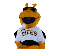 throwing bumble bee Sticker by Salt Lake Bees