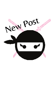 CrystalNinja new post ninja Sticker