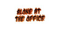 alone at the office Sticker