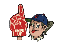 girl wink Sticker