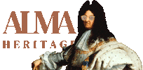 France King Sticker by Alma Heritage